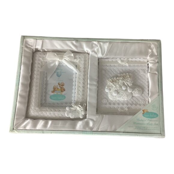 Bon Bebe Baby’s Precious Memories Keepsake Gift Set With Photo Frame & Album - Picture 13 of 13
